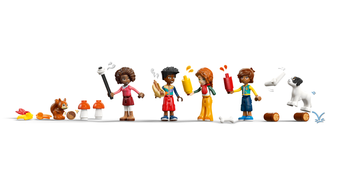LEGO Friends Cozy Fall Forest Cabin Building Set - 42705