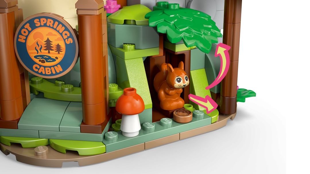 LEGO Friends Cozy Fall Forest Cabin Building Set - 42705