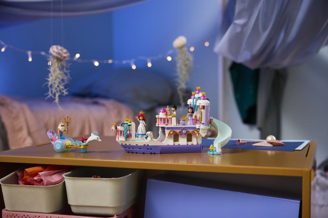 LEGO Disney Ariel's Royal Wedding Boat Building Set - 43299