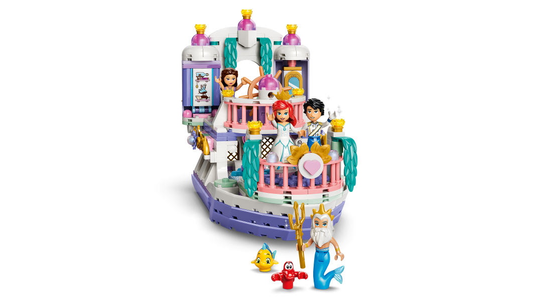 LEGO Disney Ariel's Royal Wedding Boat Building Set - 43299
