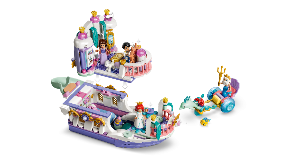 LEGO Disney Ariel's Royal Wedding Boat Building Set - 43299