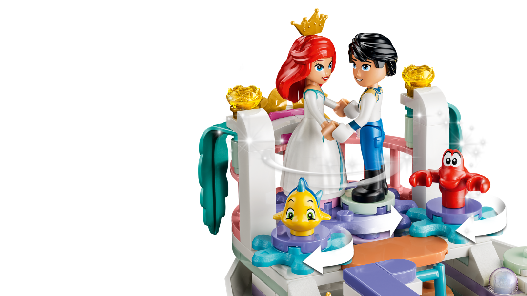 LEGO Disney Ariel's Royal Wedding Boat Building Set - 43299