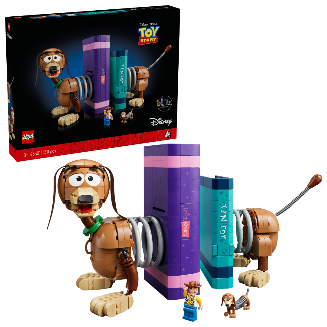 LEGO Disney Toy Story Slinky Dog Bookends Building Set - 43301