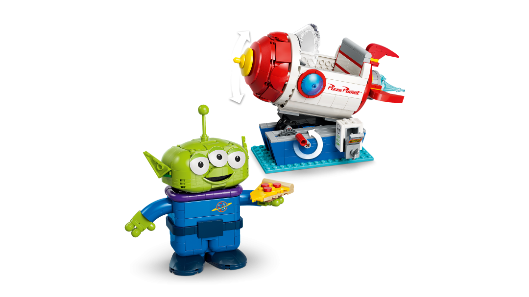 LEGO Disney Alien with Pizza Planet Rocket Ride Building Set - 43307