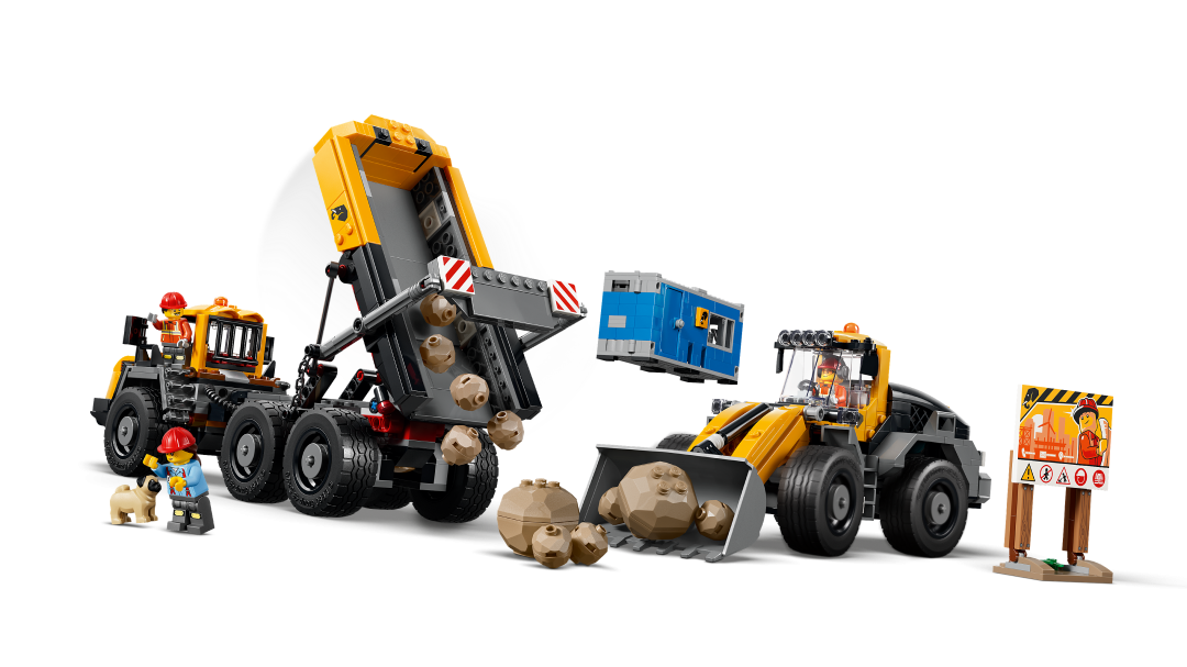 LEGO City Dump Truck & Front End Loader Building Set - 60494