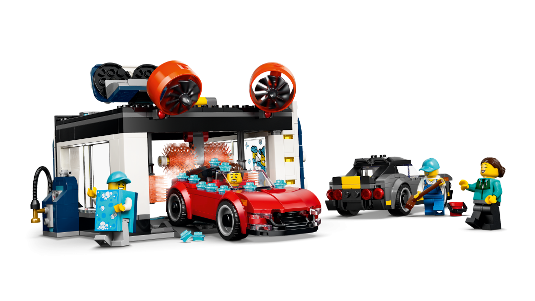 LEGO City Drive-Through Car Wash Building Set - 60497