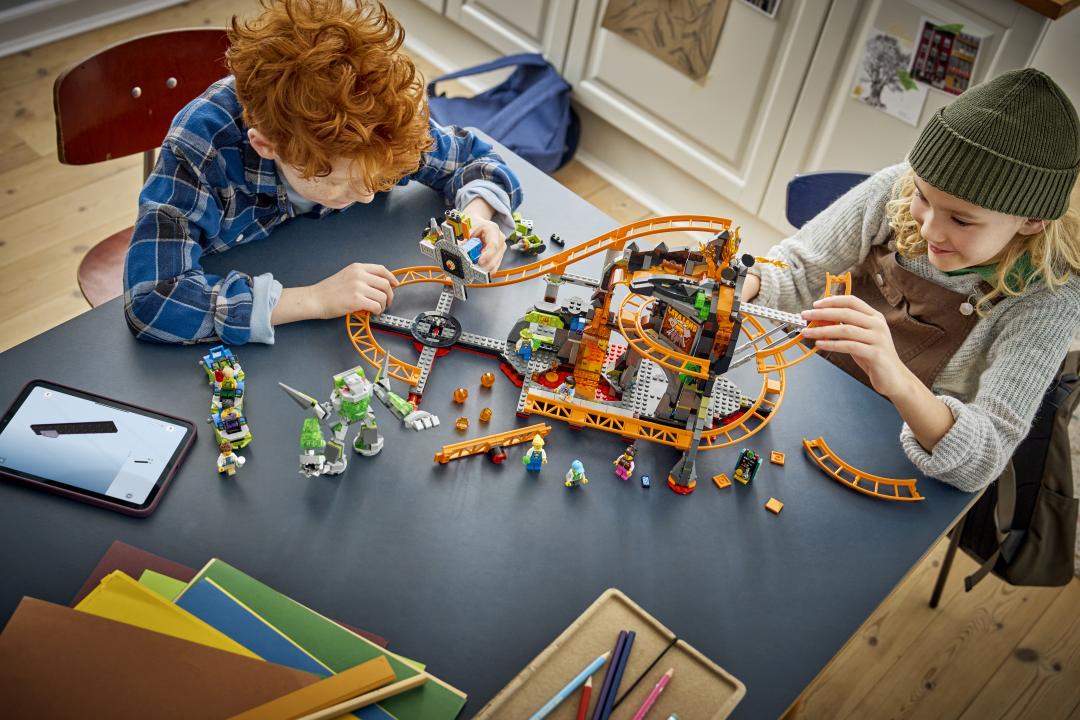 LEGO City Lava Land Roller Coaster Park Building Set - 60501