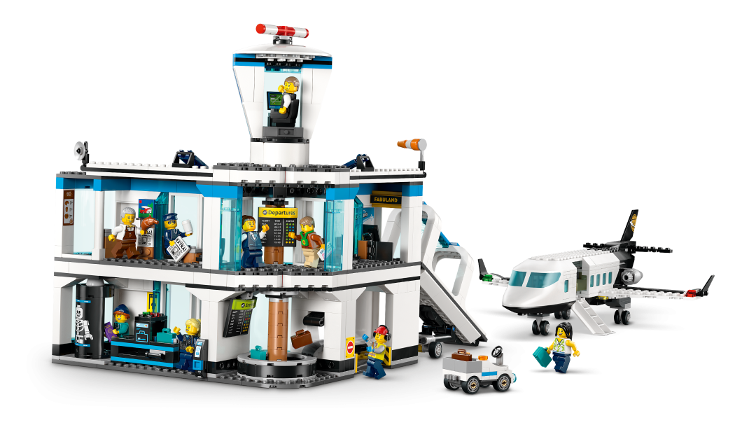 LEGO City Airport with Airplane Building Set - 60502