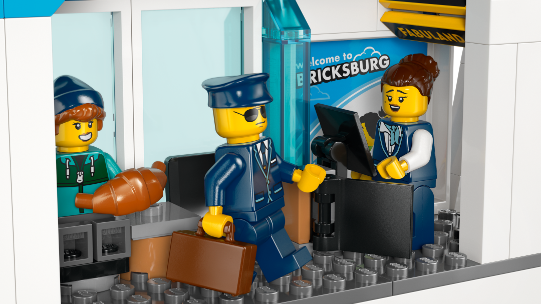 LEGO City Airport with Airplane Building Set - 60502