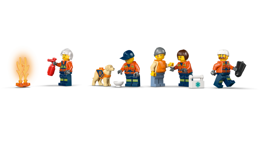 LEGO City Coast Guard Rescue Boat & Helicopter Building Set - 60504