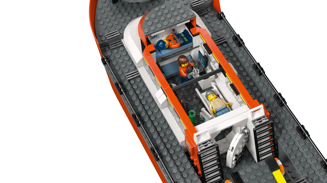 LEGO City Coast Guard Rescue Boat & Helicopter Building Set - 60504