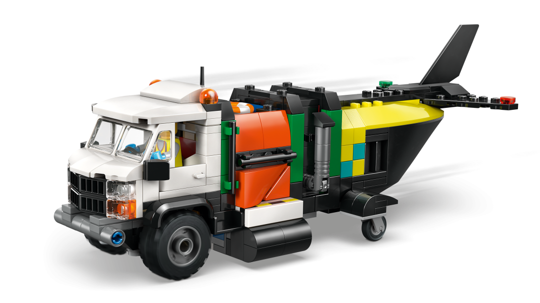 LEGO City Airplane, Service Truck & Hovercraft Remix Building Set - 60505