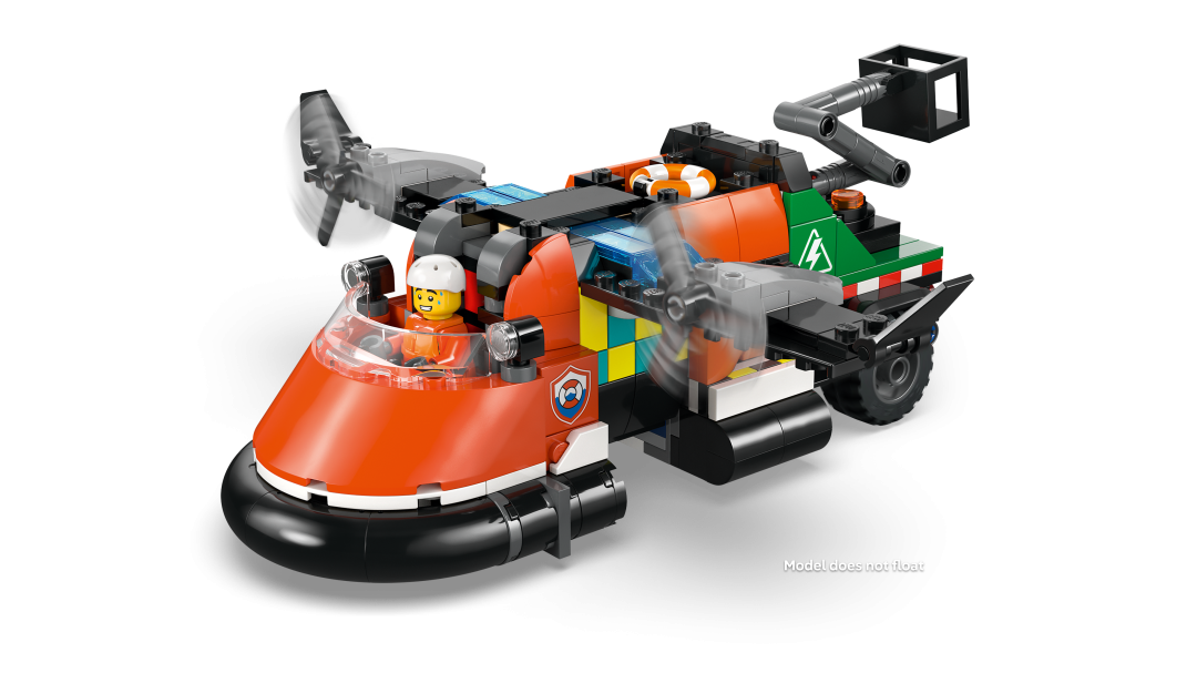 LEGO City Airplane, Service Truck & Hovercraft Remix Building Set - 60505
