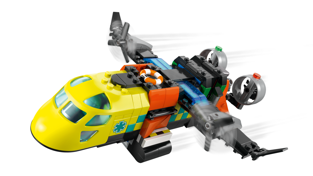 LEGO City Airplane, Service Truck & Hovercraft Remix Building Set - 60505