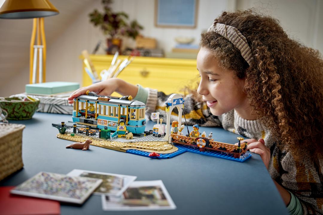 LEGO City Classic Beach Streetcar Building Set - 60506