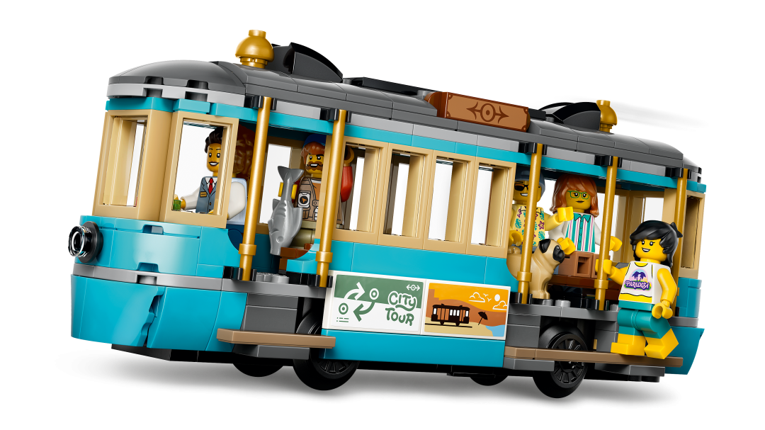 LEGO City Classic Beach Streetcar Building Set - 60506