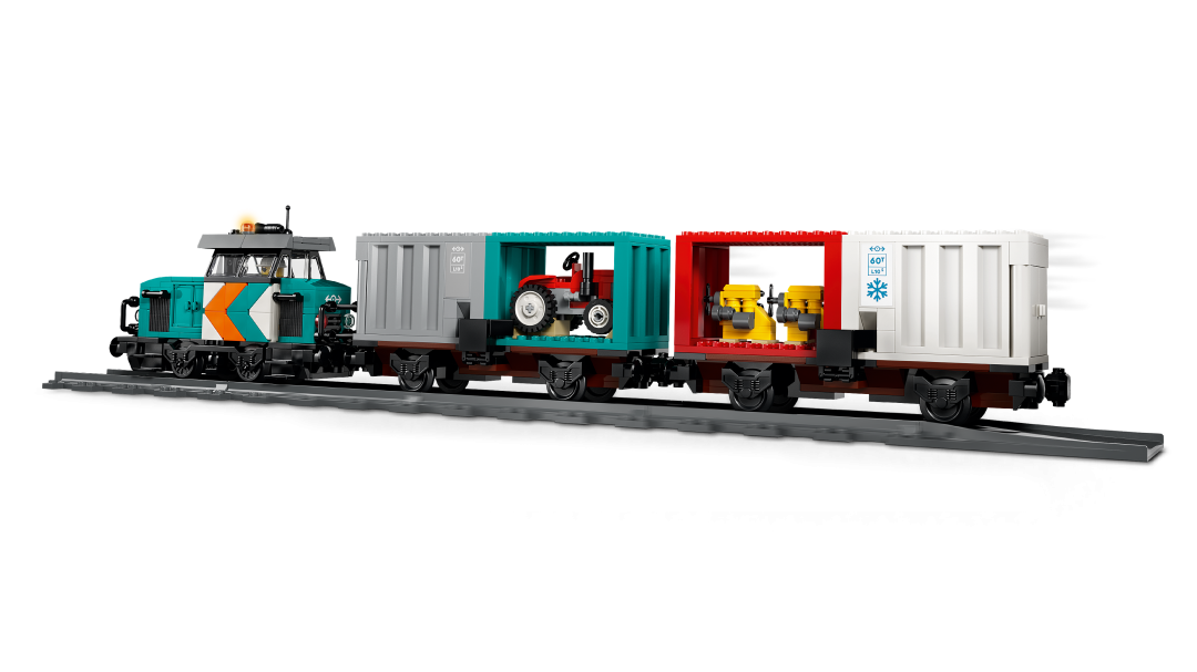 LEGO City Harbor Freight Train with Crane & Truck Building Set - 60509