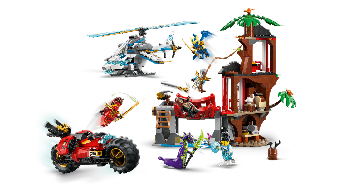 LEGO NINJAGO Ninja Vehicle Tree House Battle Building Set - 71857