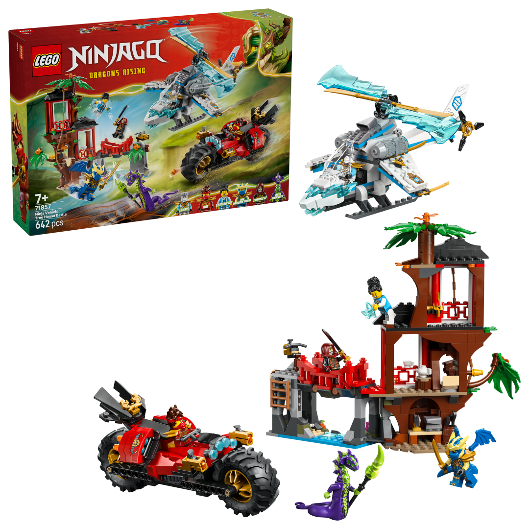 LEGO NINJAGO Ninja Vehicle Tree House Battle Building Set - 71857