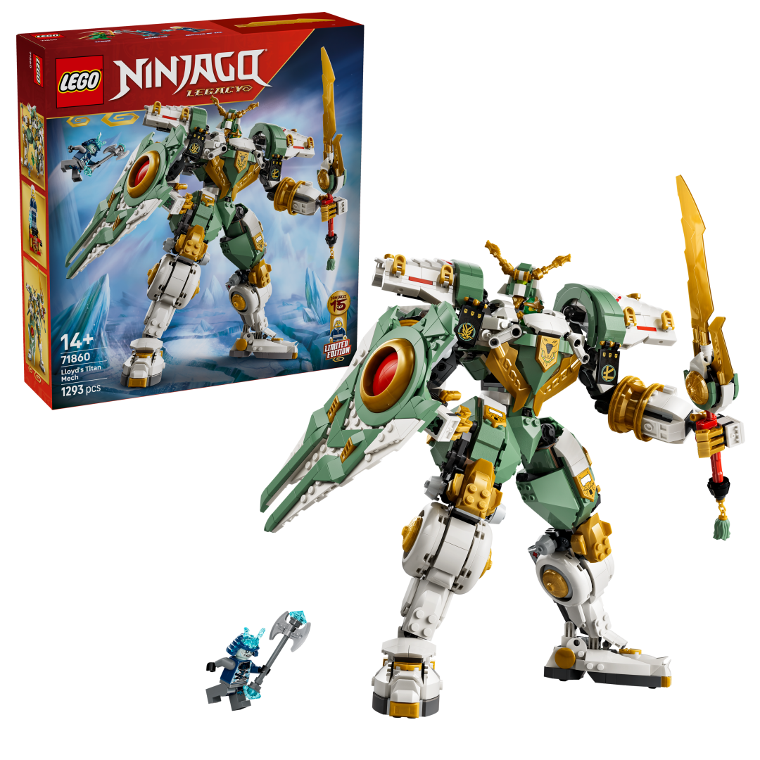 LEGO NINJAGO Lloyd's Titan Mech 15th Anniversary Building Set - 71860
