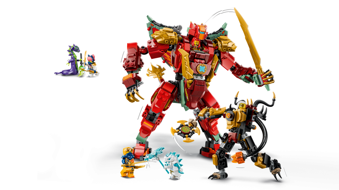 LEGO NINJAGO Wyldfyre's Transforming Dragon Mech Building Set - 71868