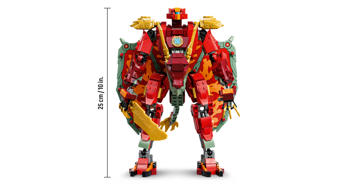 LEGO NINJAGO Wyldfyre's Transforming Dragon Mech Building Set - 71868