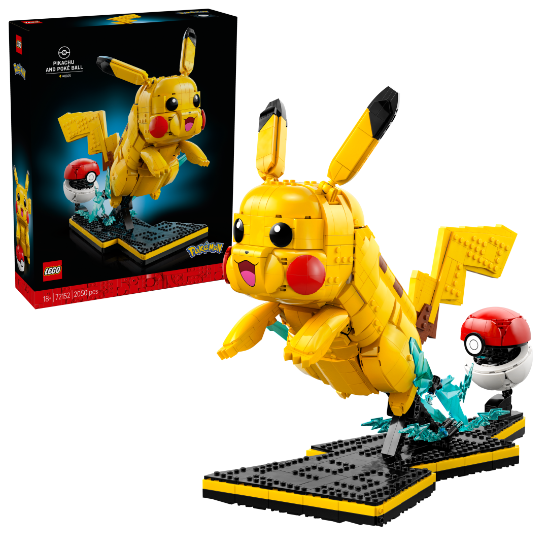 LEGO Pokémon Pikachu and Poké Ball Building Set - 72152