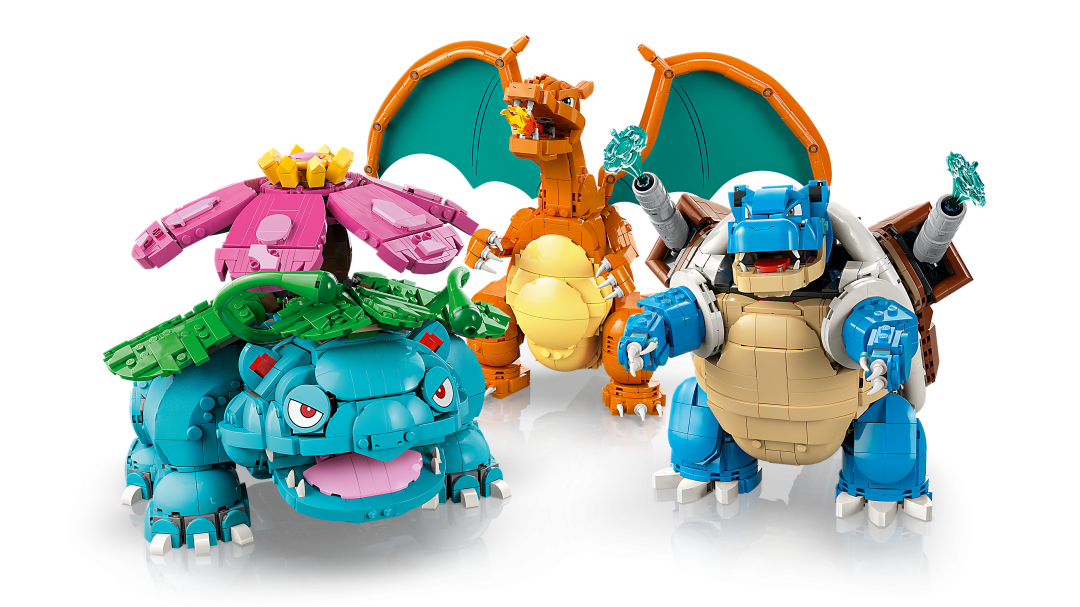 LEGO Pokémon Venusaur, Charizard and Blastoise Building Set - 72153