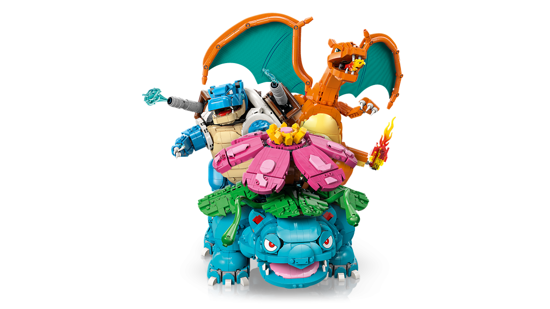 LEGO Pokémon Venusaur, Charizard and Blastoise Building Set - 72153