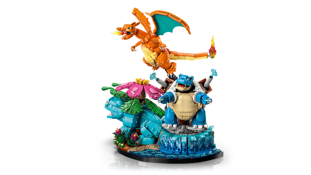 LEGO Pokémon Venusaur, Charizard and Blastoise Building Set - 72153