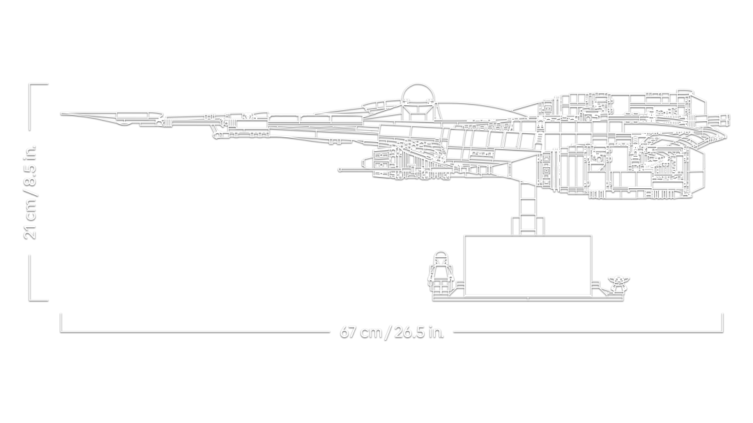 LEGO Star Wars The Mandalorian's N-1 Starfighter Building Set - 75442