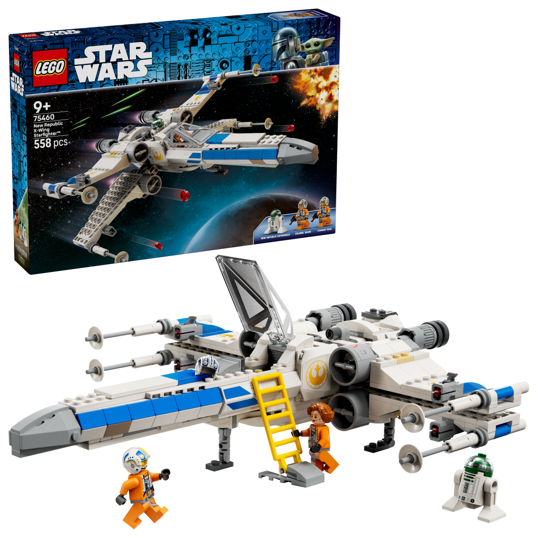 LEGO Star Wars New Republic X-Wing Starfighter Building Set - 75460
