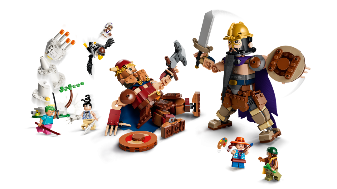 LEGO One Piece Dorry vs. Brogy – Giants of Little Garden Building Set - 75644