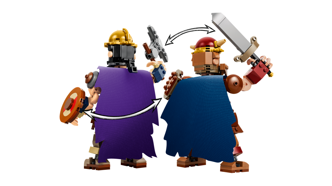 LEGO One Piece Dorry vs. Brogy – Giants of Little Garden Building Set - 75644
