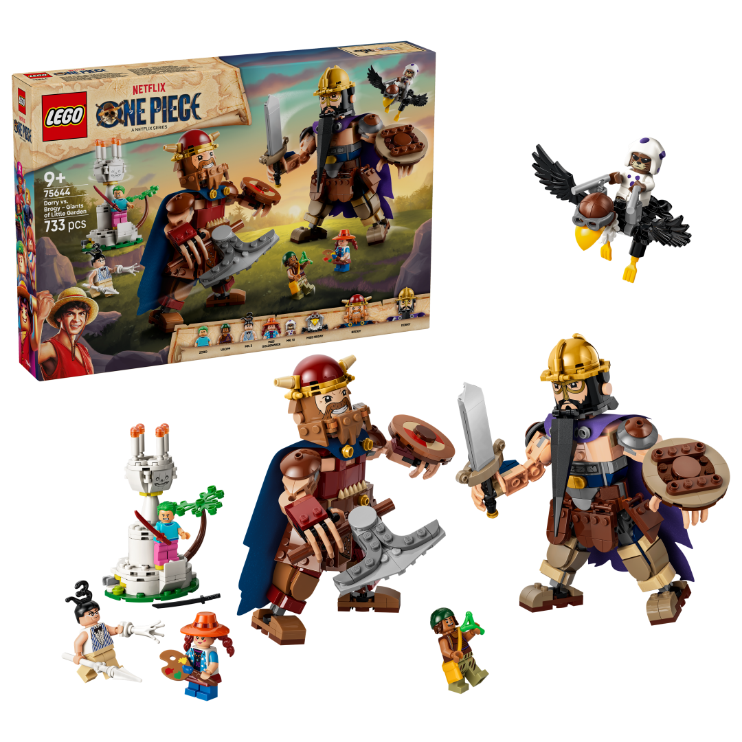 LEGO One Piece Dorry vs. Brogy – Giants of Little Garden Building Set - 75644