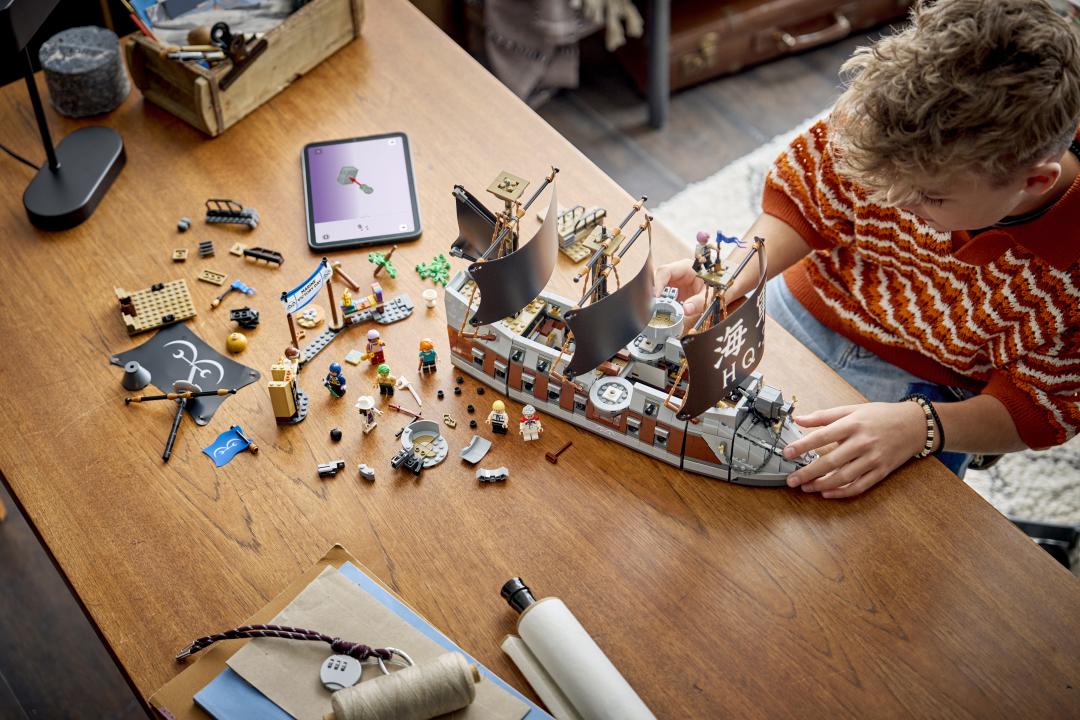 LEGO One Piece Garp's Marine Battleship Building Set - 75646