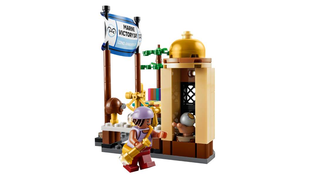 LEGO One Piece Garp's Marine Battleship Building Set - 75646