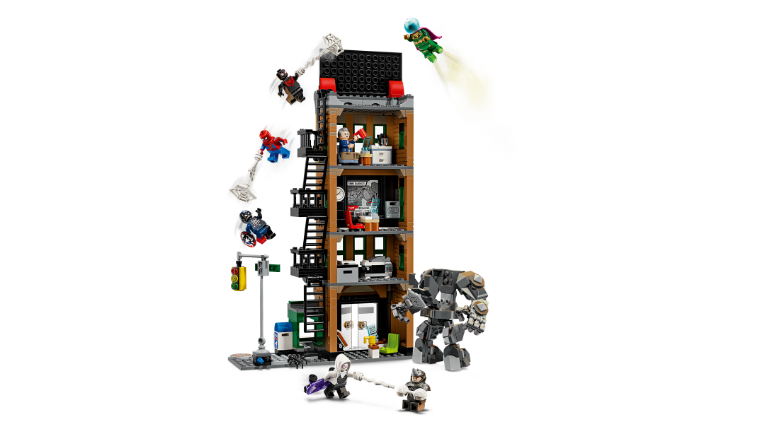 LEGO Marvel Spider-Man vs. Mysterio: The Daily Bugle Building Set - 76342