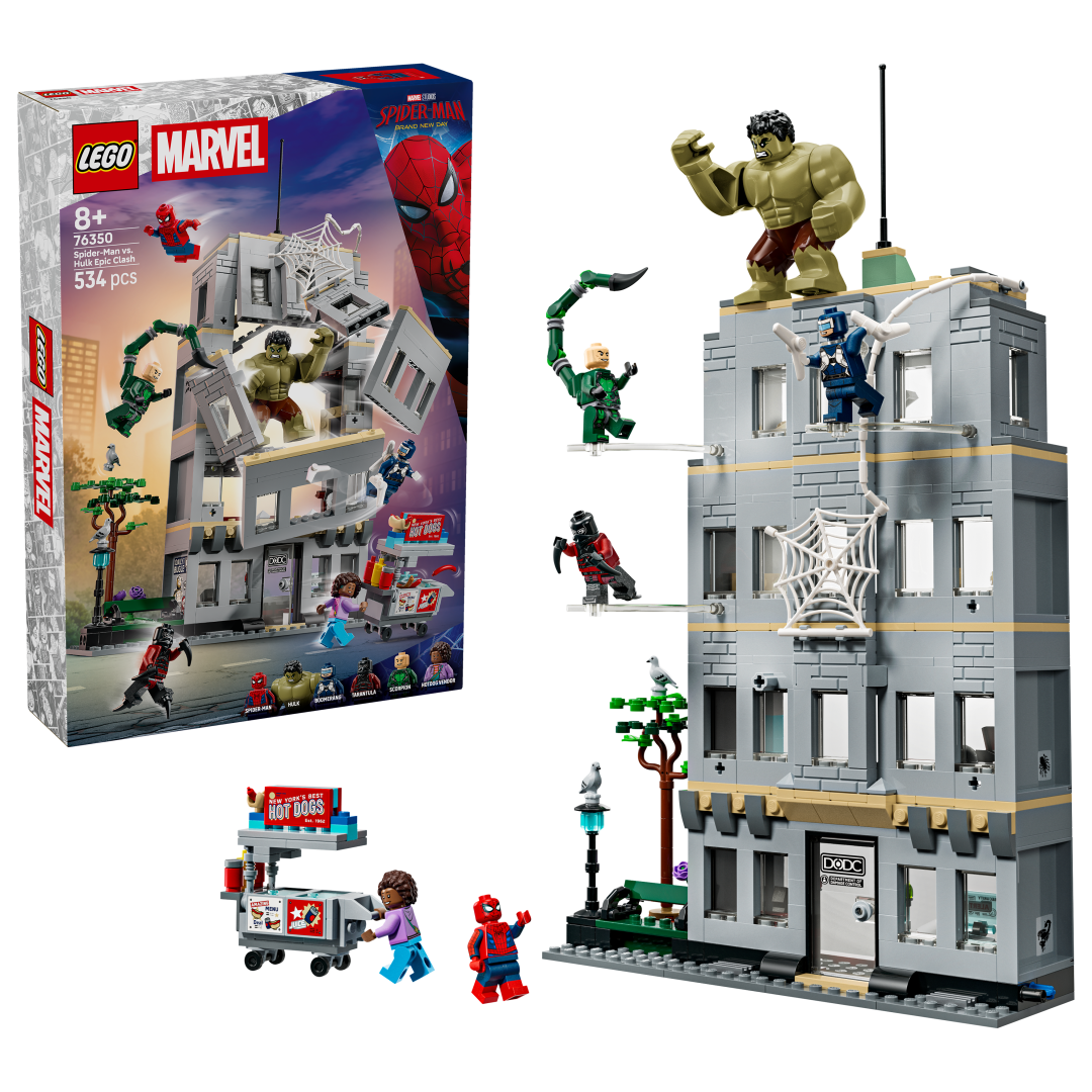 LEGO Marvel Spider-Man vs. Hulk Epic Clash Building Set - 76350