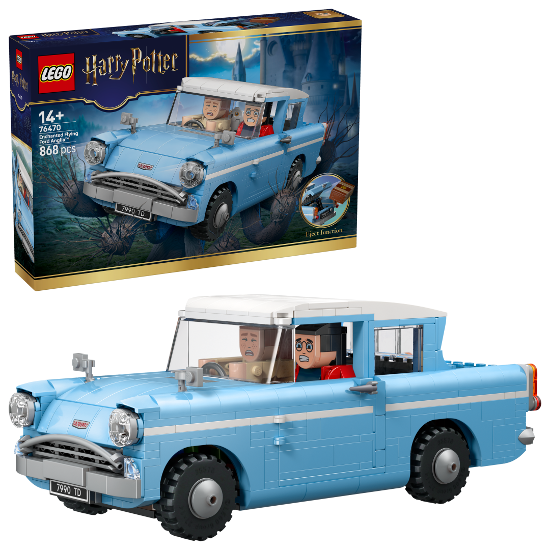 LEGO Harry Potter Enchanted Flying Ford Anglia Building Set - 76470