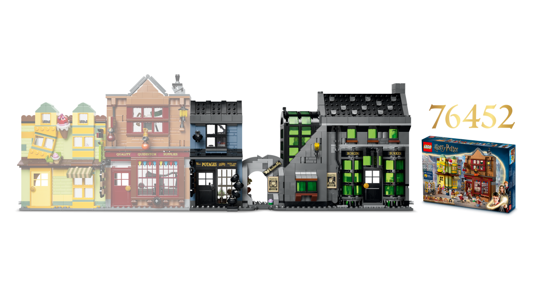 LEGO Harry Potter Knockturn Alley Wizarding Shops Building Set - 76471