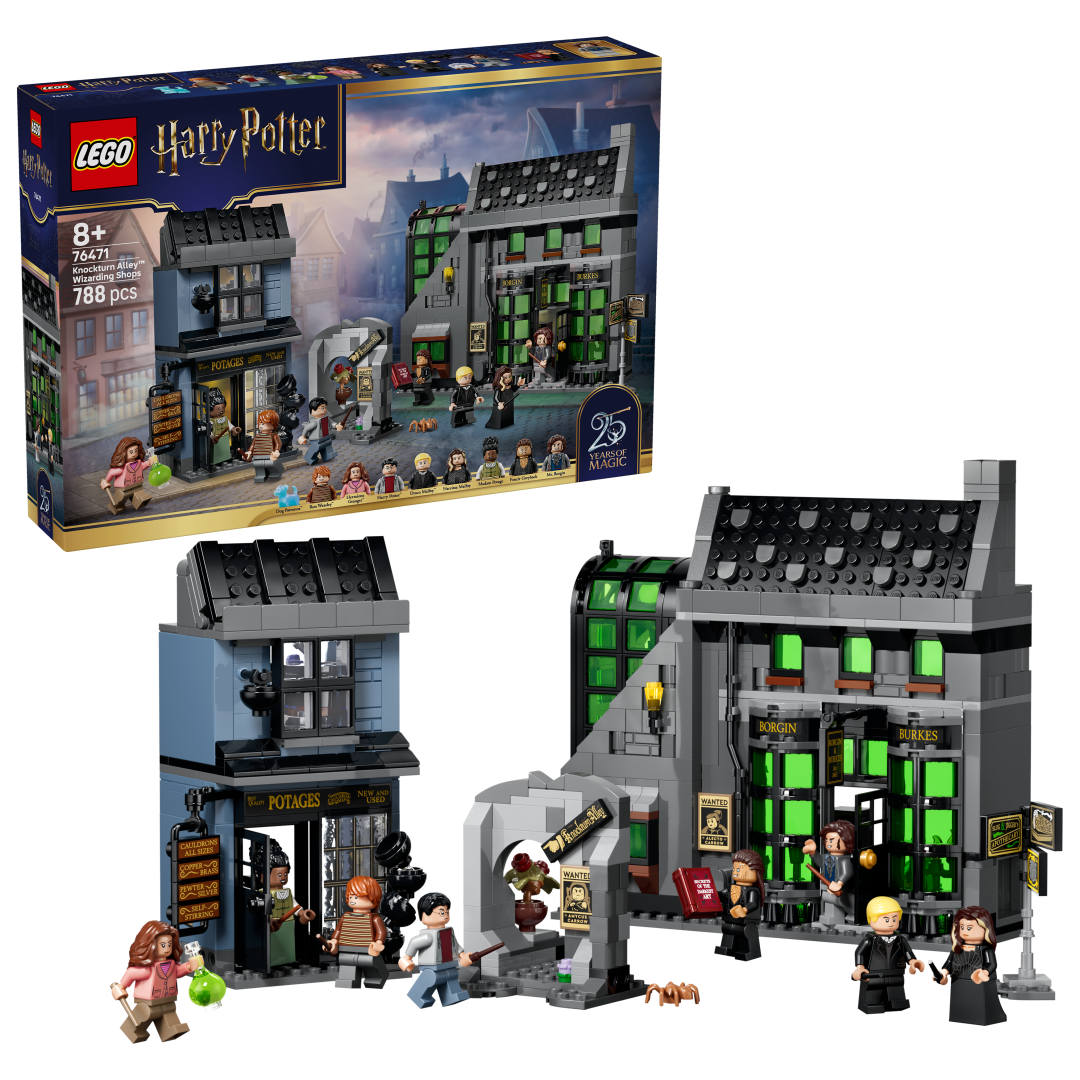 LEGO Harry Potter Knockturn Alley Wizarding Shops Building Set - 76471