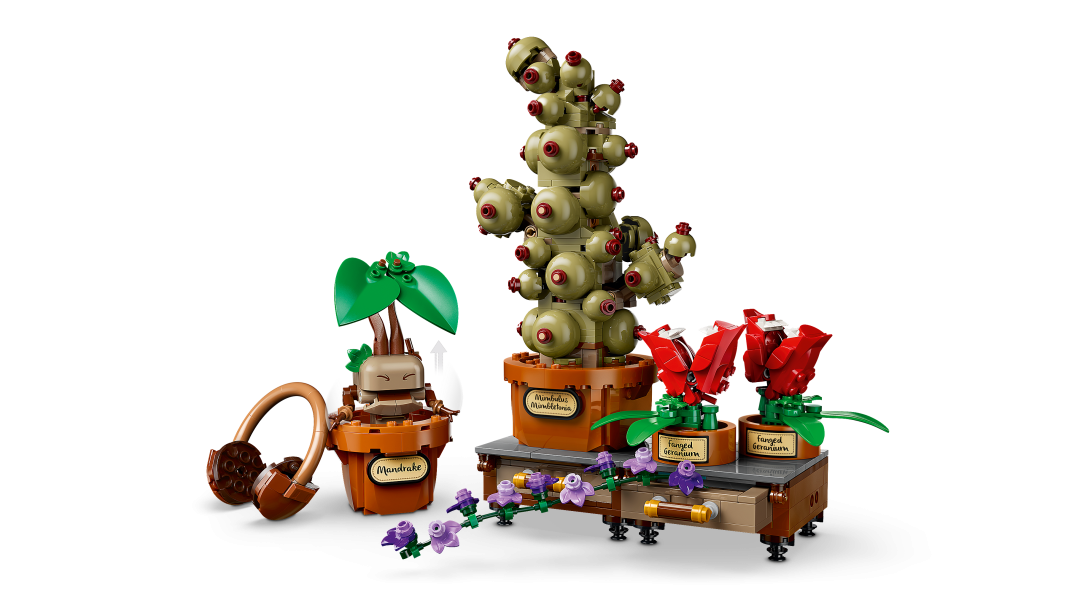 LEGO Harry Potter Hogwarts Herbology Plants Building Set - 76474