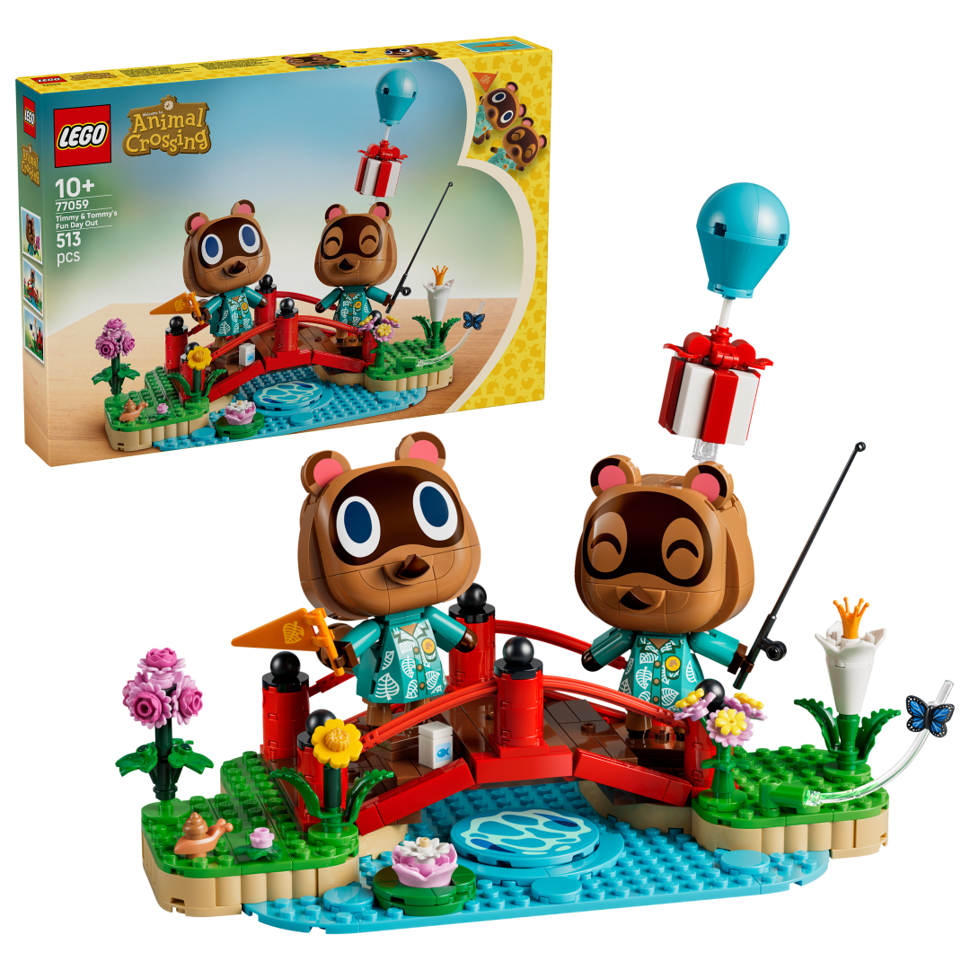 LEGO Animal Crossing Timmy & Tommy's Fun Day Out Building Set - 77059