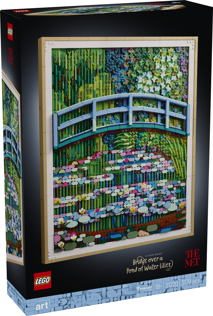 LEGO Art Claude Monet – Bridge over a Pond of Water Lilies Building Set - 31220