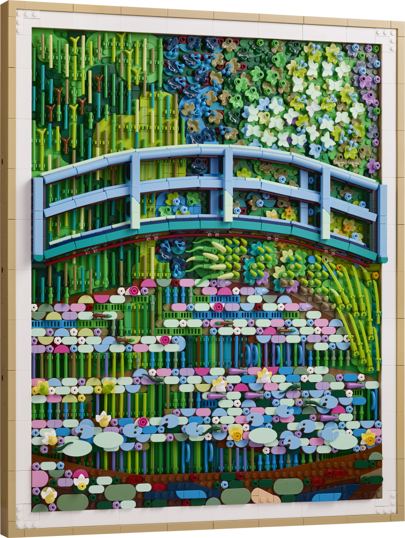 LEGO Art Claude Monet – Bridge over a Pond of Water Lilies Building Set - 31220
