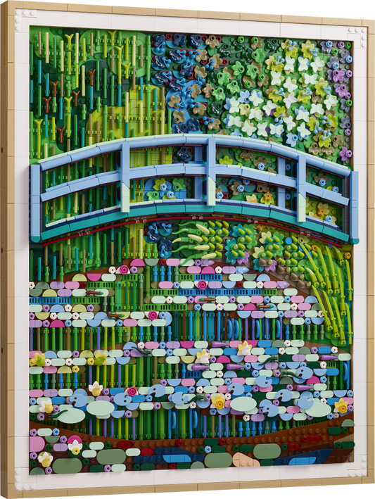 LEGO Art Claude Monet – Bridge over a Pond of Water Lilies Building Set - 31220