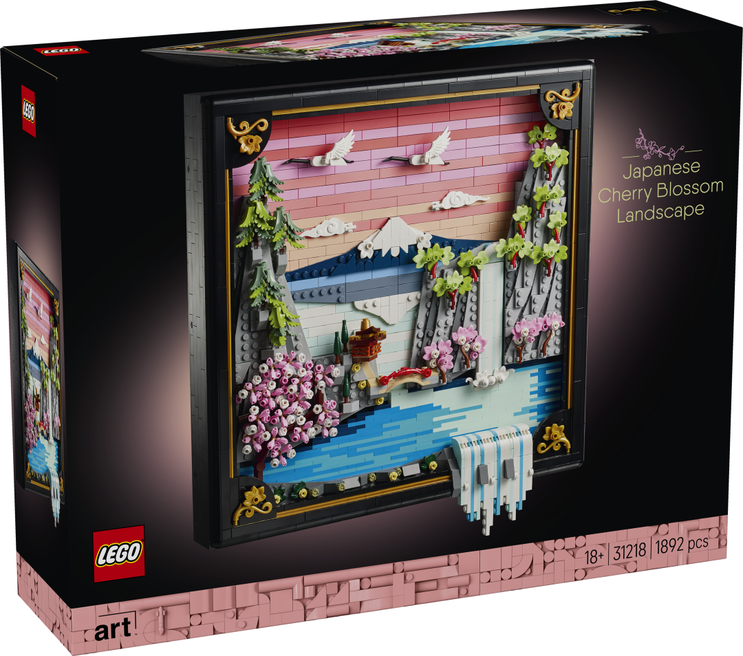 LEGO Art Japanese Cherry Blossom Landscape Building Set - 31218