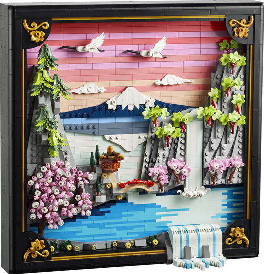 LEGO Art Japanese Cherry Blossom Landscape Building Set - 31218