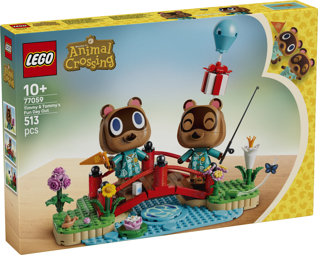 LEGO Animal Crossing Timmy & Tommy's Fun Day Out Building Set - 77059